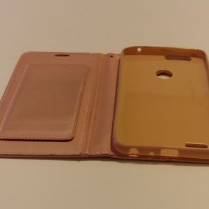 ZTE Blade Z Max Pink Wallet Cell phone case